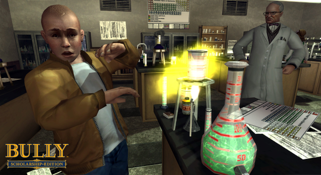 “Oh no I’ve been blinded! With science!”